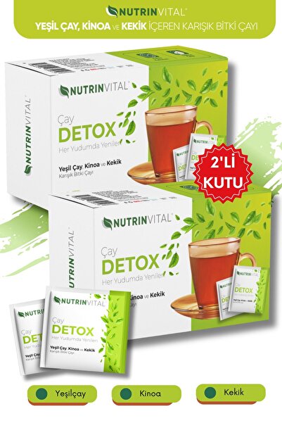 NUTRINVITAL İkili Kutu Detox Ve Kinoa Çayı - Bitkisel Diyet Çayı