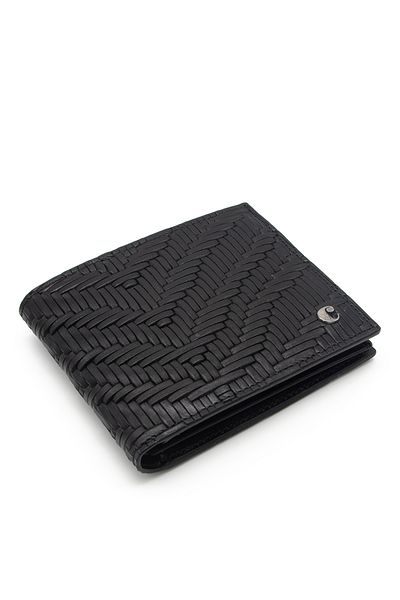 Cacharel Gladiator Leather Black Men's Wallet - 2363g65