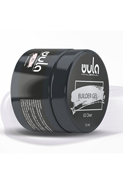 Wula Nailsoul Protez Tırnak Jeli Builder 15ml Clear 02