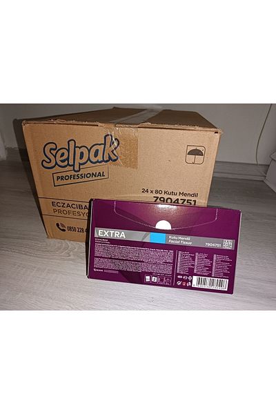 Selpak Professional 80 Pack of 24 Extra Box Wipes
