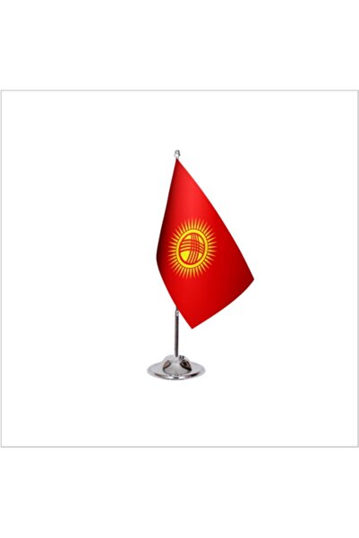 Asyabayrak Yeni Kırgızistan Tekli Masa Bayrağı