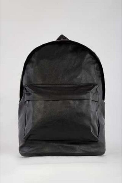 EFBUTİK Black Leather Backpack