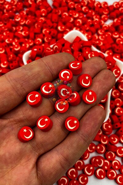 Ebruli Boncuk 10 مللي متر شخصية العلم التركي فيمو الخرز صنع المجوهرات الخرز (...