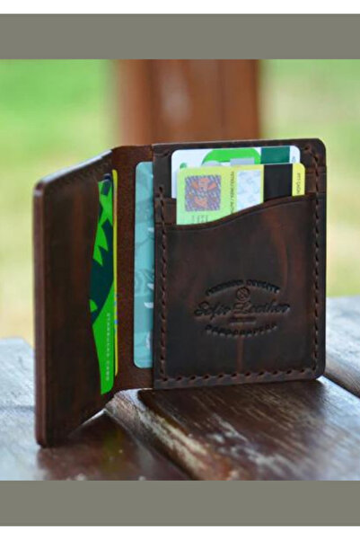 Safir Leather Кремміт Crazy шкіряний гаманець для карток