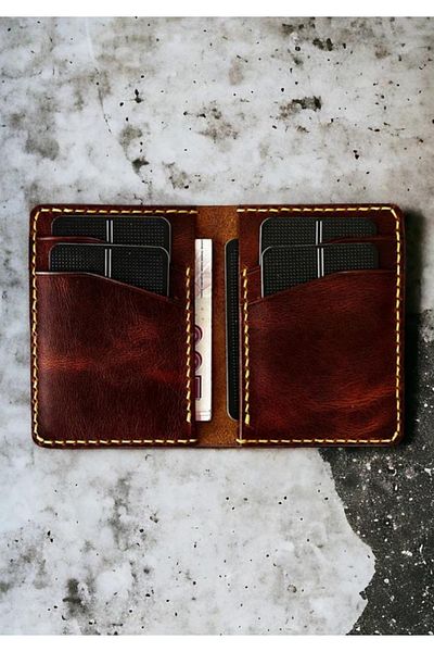 Safir Leather Frisco Tan - Ιταλική δερμάτινη θήκη για κάρτες