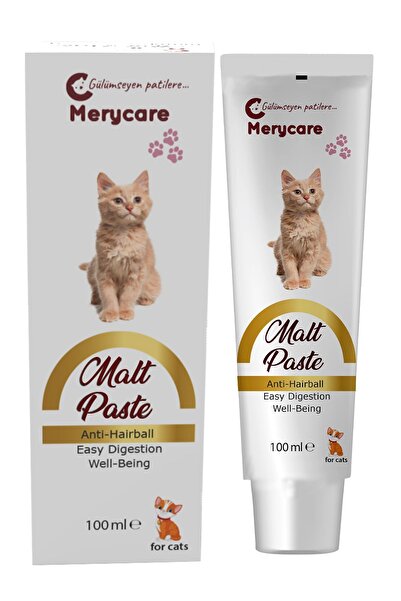 MERYCARE Malt Paste Anti Hairball Nefis Lezzetli Özel Formülasyon