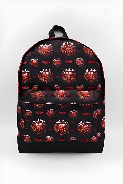 EFBUTİK Black Hellfire Club Collage Backpack