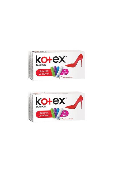 Kotex 2 Pack - Normal 16-piece Bumpers