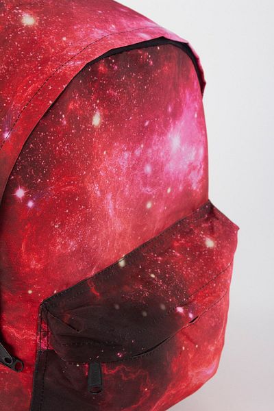 EFBUTİK Unisex Red Galaxy Backpack