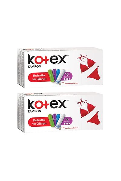 Kotex Super 16-piece Bumper - 2 Pack