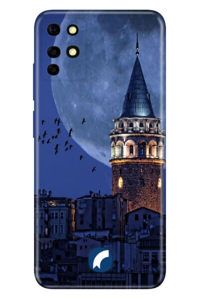 Reeder S19 Max - S19 Max L Kılıf Resimli Desenli Silikon Galata Moon