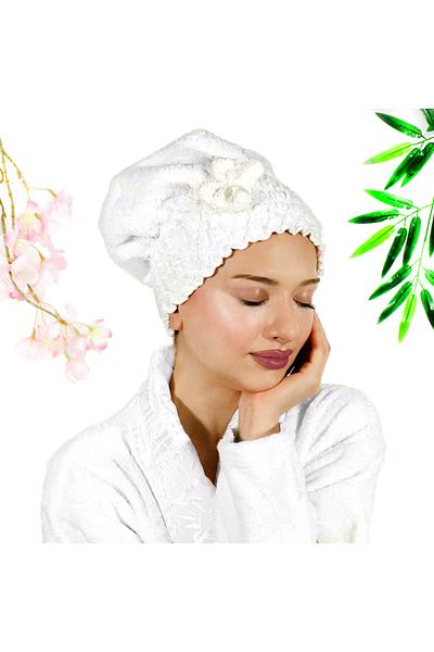havlubanyobone Bathroom Shower Towel - Hair Drying Cap