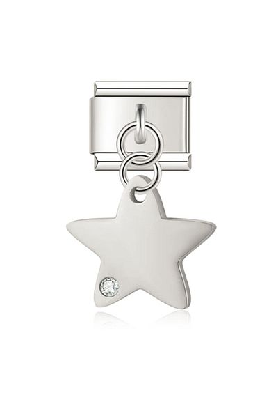 Naturel Tılsım Italian Stainless Steel 9mm Star Charm