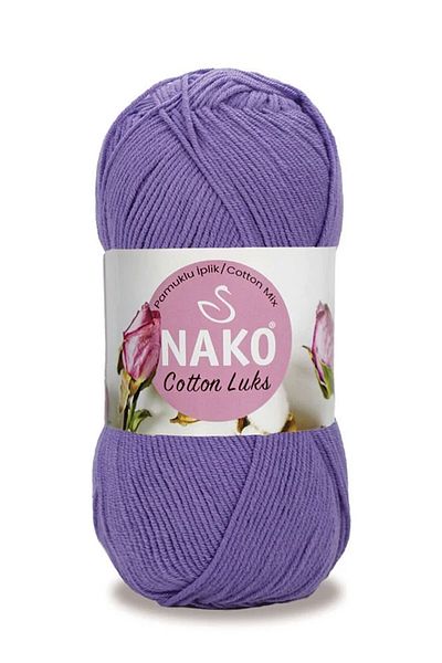 NAKO 100 Gr Χρώμα Νο: 97558 ΜΩΒ ΒΙΟΛΕΤΙΚΟ - Βαμβακερό Πολυτελές Πλεκτό Νήμα