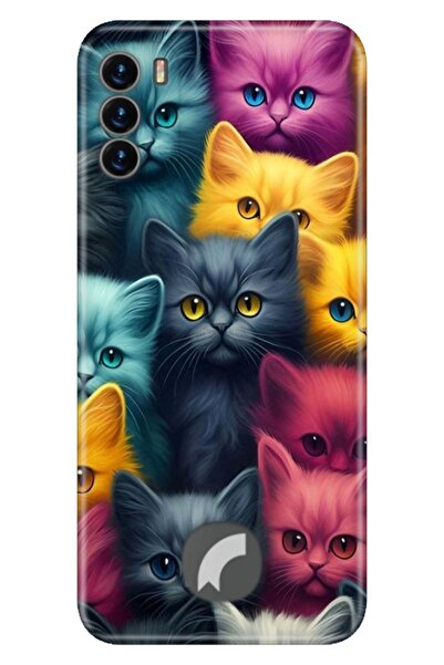 Reeder S19 Max Pro S Kılıf Resimli Desenli Silikon Kedicikler