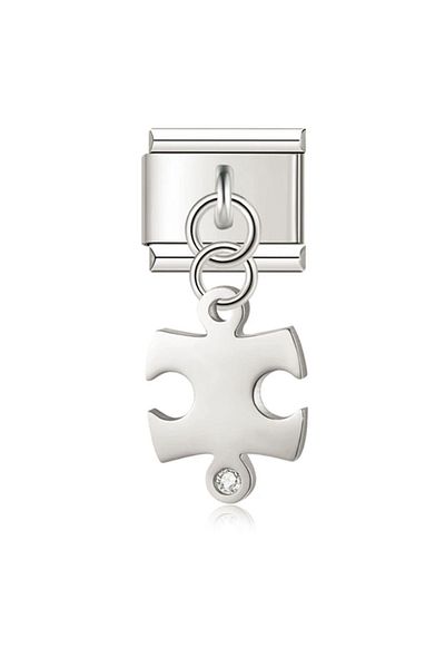 Naturel Tılsım Italian Stainless Steel 9mm Puzzle Charm
