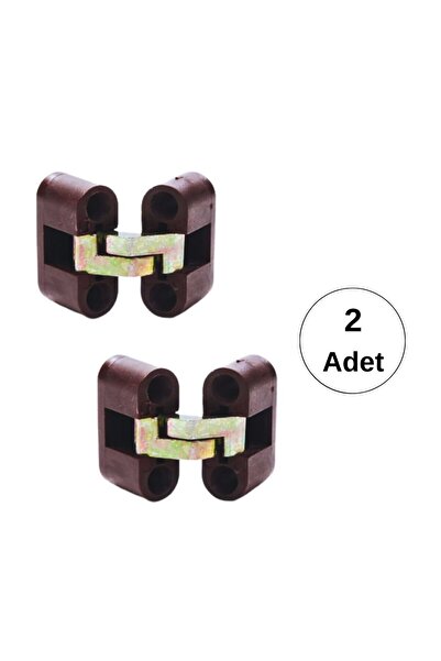 hirdavat tools Gizli, Akıllı Masa Katlanır Sehpa Menteşesi Oval Kırma Akordiyon Plastik Kahverengi (2 ADET)