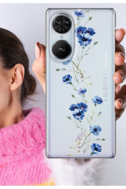 Reeder S19 Max Pro S Edge Uyumlu Kılıf Şeffaf Silikon Baskılı Motifli Orkide