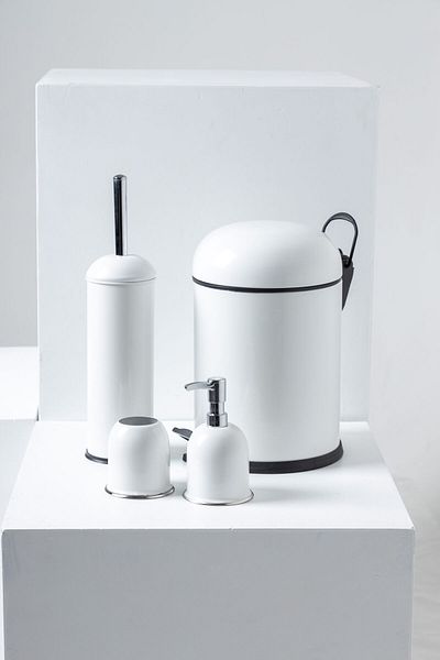 FH finehome Loria Bon - Set de baie alb din 4 piese
