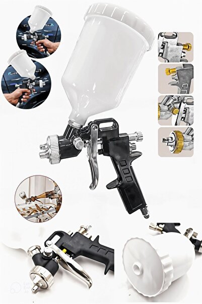 PROXTECH Premium Kalite Üstten Depolu Profesyonel 600 cc Boya Sprey Tabancası 1.8mm