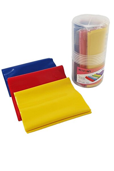 Tosima Cauciuc pentru Pilates Acti, 3 bucăți, 3 rezistențe diferite, 1500*150...