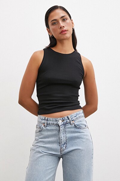 Never more Black Basic Undershirt