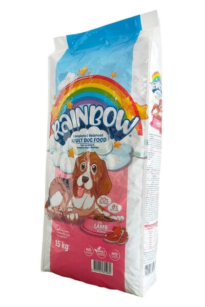 Rainbow RAİNBOW KUZU ETLİ YETİŞKİN KÖPEK MAMASI 15 KG