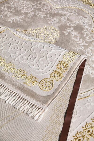 Kervansaray Home Kervansaray Anadolu Krem Gold Dekoratif Oturma Odası Ve Salon Halısı