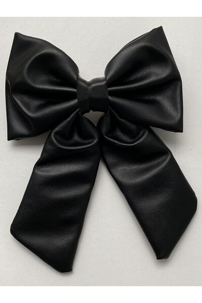 TwinsSis Store Cataramă automată din piele cu fundă