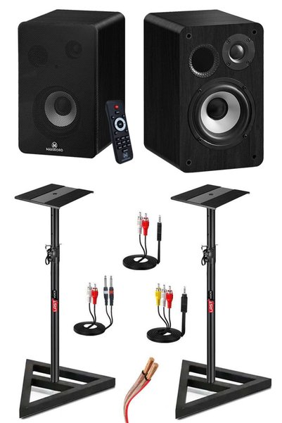 Maxword Rm-400bk-st 4'' Referans Monitörü Yükseklik Ayarlı Stand Dahil