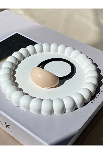 TwinsSis Store Λαστιχένια πόρπη με ημικύκλιο κόκκαλο