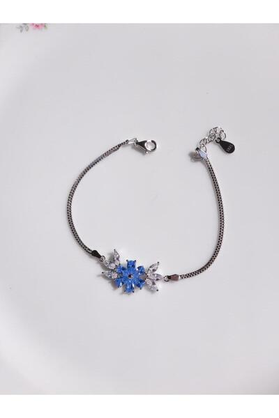 Reorah Collection Forget Me Not - Unutuma Beni Çiçeği Zirkon Taşlı 925 Gümüş ...