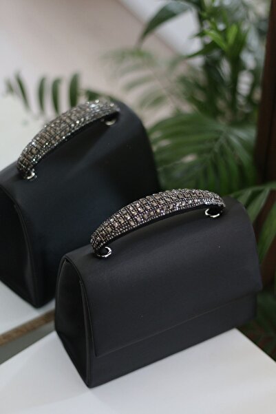 Moom Bag Dámská kabelka přes rameno ve večerních šatech z černého kamene