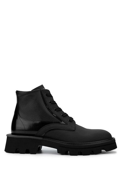 Butteri Men's Genuine Leather Black Casual Boots