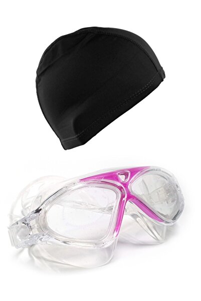 Tosima مجموعة نظارات السباحة المقاومة للماء ومجموعة حمام السباحة من الليكرا