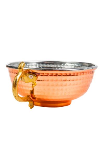 Efsoon Organics Tattooed Copper Ayran Cup Spoon