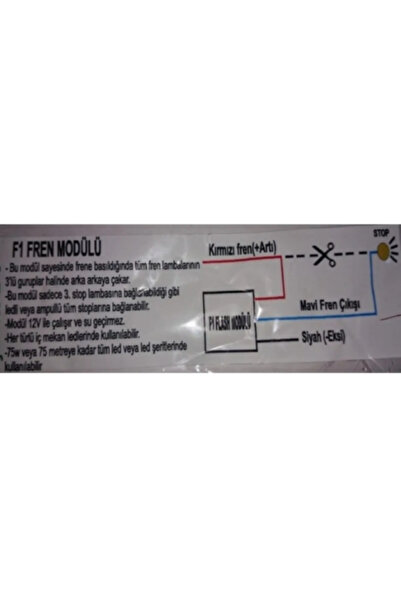 ede Led Fren Modülü Sürekli Çakar