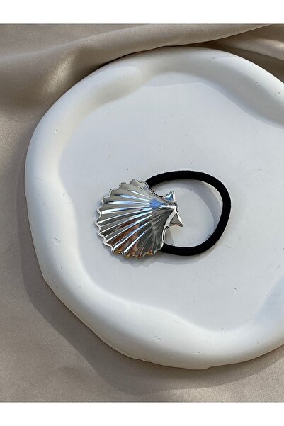 TwinsSis Store Γυαλιστερή πόρπη από καουτσούκ με σχήμα μύδι