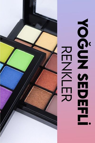 MUJGAN Ultimate 16-piece Summer Colorful Eyeshadow Palette - No 02