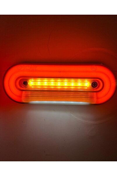 AHMET OTOMOTİV YENİ NESİL KIRMIZI NEON LAMBA YANI BEYAZ PLAKA LAMBASI 12V-24V