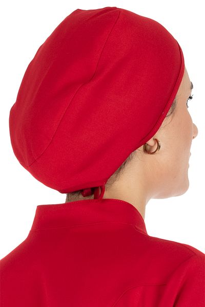 Alsancak Üniforma Red Doctor and Nurse Cap (2 Pcs)