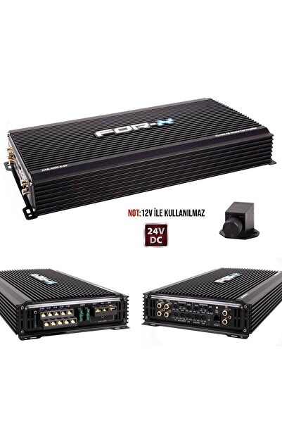 For-X Oto Anfi 4000w 5 Kanal 24v Bass Kontrol Xae-4000.5-24
