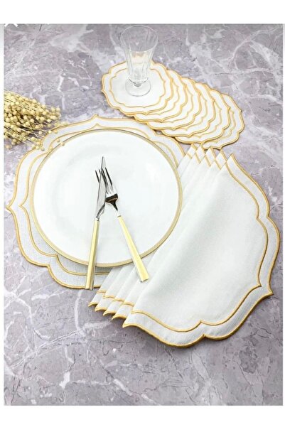 Genel Markalar 12 Parça Amerikan Servis  Ve kokteyl  peçete