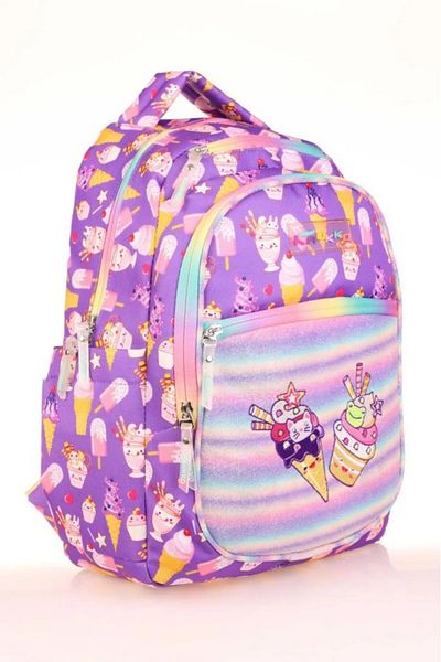 tüftürük KaukkoKidsIceCreamColored Backpack - Glitter Embroidery 48512