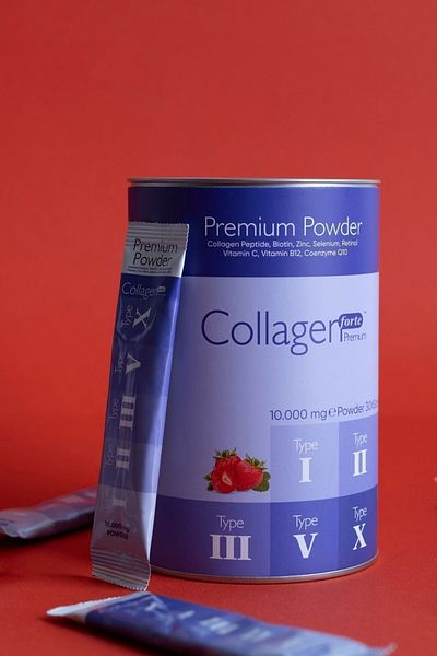 10g x 30 Chassis Premium Collagen Powder - Biotin and Multivitamin Strawberry Flavored