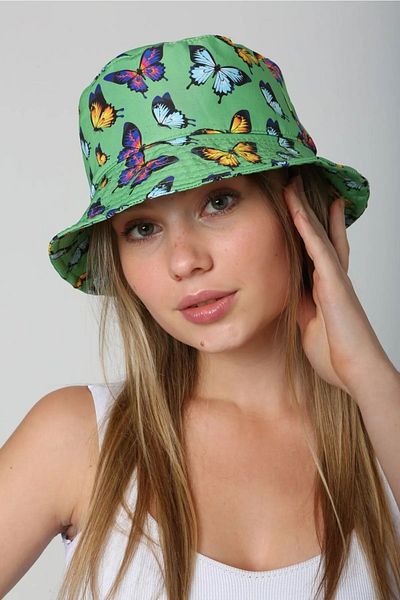 Remsa Mayo Rş-112 05 Butterfly PatternedBucketHat