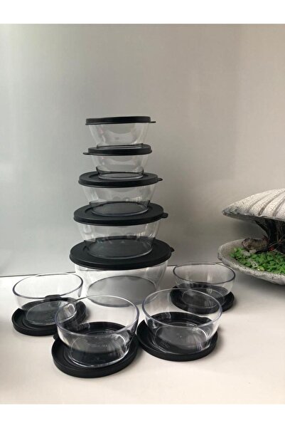 Tupperware Royal Set 9 Lu (1 Adet 1,3 Lt - 1 Adet 990 Ml - 1 Adet 660ml - 6 Adet 290 Ml)