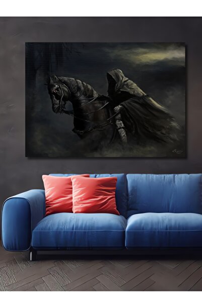 Teona Ahşap Dekoratif Ahşap Tablo Angmarın Cadı Kralı Yüzüklerin Efendisi