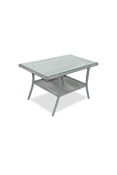 VAVRATTAN Shangai Deluxe Rattan Bahçe Balkon Oturma Takımı-açık Gri