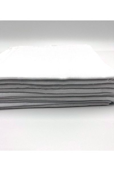 Naz Ipek Pachet de 5 cârpe interioare din pânză de brânză albă - 100% bumbac, 90x90cm